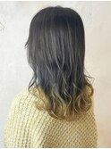 【Reir吉祥寺】*ラインカラー+イエロー×モノトーン*
