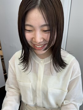 シベル(sibell) ボブ/ロブ/切りっぱなし/レイヤー/地毛風/顔まわり/ブラウン