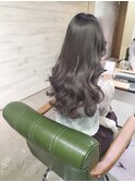 ダブルカラー　プラチナグレージュ
