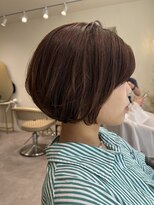 ラナホンジン(Lana HONJIN)&nbsp;韓国風/透明感カラー/オリーブベージュ/前髪/小顔カット