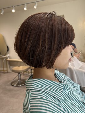 ラナホンジン(Lana HONJIN) 韓国風/透明感カラー/オリーブベージュ/前髪/小顔カット