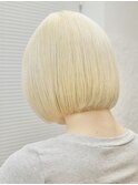 !ダブルカラーホワイトブロンド金髪ホワイトベージュ#原宿