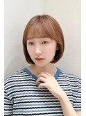 ミニウルフレイヤーカット顔周り前髪韓国ショートボブ/立川
