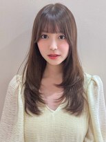 韓国風レイヤー×ハニーグレージュ×美髪×原宿×渋谷×表参道