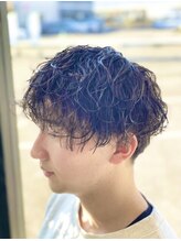 ブランチ(BRANCH) マッシュ×波巻きパーマ