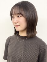 モリオフロムロンドン 松戸店(Morio from London) 【モリオ松戸 石山】大人可愛いくびれ外ハネミディアム前髪あり