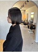 美髪ストレートボブ