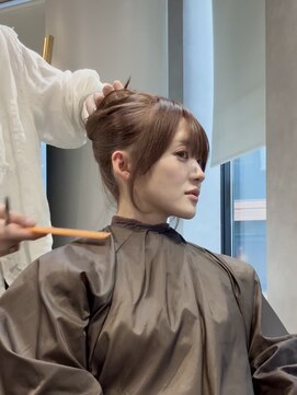 顔周りカット/レイヤーカット