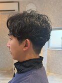 シャドウパーマ/刈り上げセンターパート/赤羽/赤羽岩淵