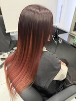 ヘアーデザイン ジェルム(Hair Design germe)&nbsp;レッドブラウン美髪矯正 MAYUKO