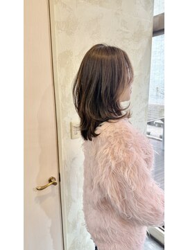 ヴァルゴール はりまや町店(Virgowl) 細めハイライト×レイヤーミディ