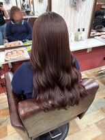 アカイトビラ ヘアケアサロン(AKAI TOBIRA Hair Care Salon)&nbsp;レットピンクカラー