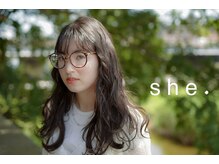 シー(she.)の雰囲気（【she桂】美しい髪とお洒落ヘア#髪質改善#ストレート#縮毛矯正）