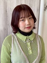 グラスヘア 石垣店(Grass Hair)&nbsp;ピンクブラウンカラー(ブリーチなし)