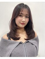 ソレイユ イワタ(SOLEIL IWATA)&nbsp;ピンクブラウン×レイヤーカット