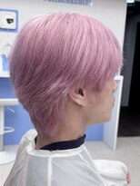 ナンバーウルスキキ(N°ulus kiki)&nbsp;ハイトーンピンク/メンズマッシュウルフ/淡色ピンク/名駅