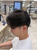 ニュアンスパーマメンズパーマメンズ毛流れパーマフェザーパーマ
