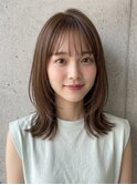 ミルクティーベージュ×くびれミディ