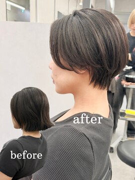 ヘアサロン ドットプラス 町田店(dot. plus) 【市井友佳子】大人ハンサムショート/町田ショート/透明感カラー