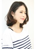大人女子・ノームコアカジュアルボブ