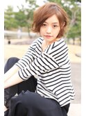 リラックスショートボブ~外ハネスタイル~/フレンチカジュアル