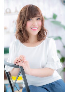 ミック ヘアアンドビューティー 大山店(miq  Hair&Beauty) 透明感あふれる☆フェアリーミディb