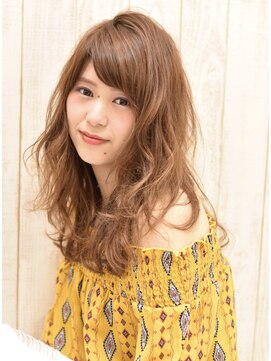 アンクルート(eNcroute) ひし形シルエットスモーキーベージュエアリーロング