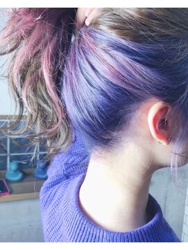 ルーナヘアー(LUNA hair) 『京都ルーナ』インナー×パープルピンクグラデーション【草木】