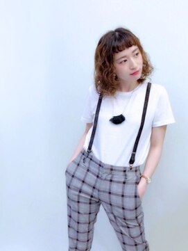 ヘアデザイン ファブロ(hair design FABRO.) リッジの効いたユニークパーマ☆