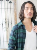 ≪mod's men≫ワイルドワンレン☆ランダムパーマミディI