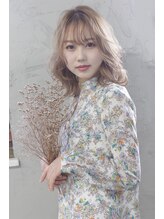 ビュートヘアー(Viewt hair) 【viewt hair】サファリベージュ × ラフウェーブ　福山市