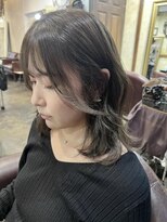 トロニー(TLONY) オリーブグレージュ　ミディアムレイヤー　stylemiaki
