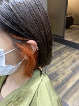 バース(BirtH) イヤリングカラーオレンジ