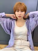 【川原 拓也】オレンジショート《大阪梅田/ショートヘア》