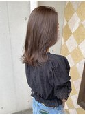 【星野】ミディアムレイヤー×シフォンベージュ☆