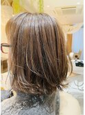 立体カラーで外ハネボブ