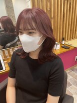 スターリバー(STAR RIVER)&nbsp;ワインレッド×魅せる顔まわり