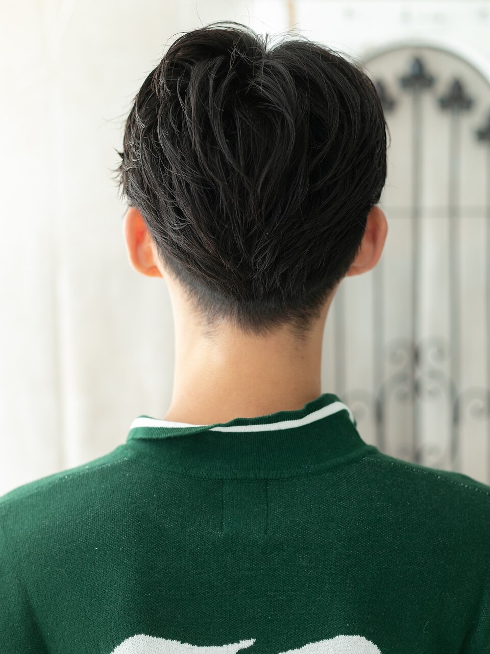 似合わせカット七三分けツーブロック好感マッシュヘアd仙台