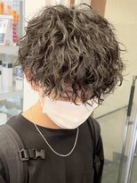 フィフス 栄(fifth)&nbsp;ツイストスパイラルパーマメンズパーママッシュウルフフェード