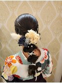 卒業式袴　着付け＋ヘアセット