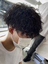 ローウェ バイ フィフス 立川メンズサロン(Louwe by fifth)&nbsp;メンズマッシュメンズヘア波巻きスパイラルパーマ波巻きパーマ