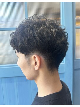 コロアイ(COROAI) メンズ パーマスタイル 黒髪