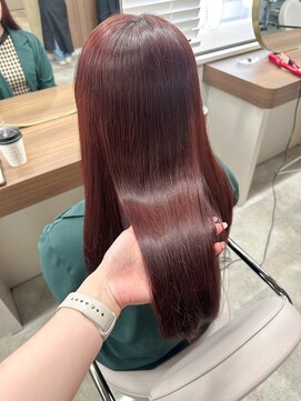 ボタン ハカタ(VOTAN hakata) 【博多美容室/坂本早苗】チェリーピンク×水素トリートメント