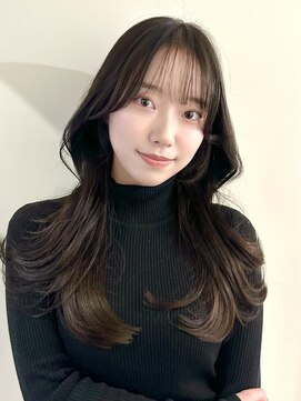 ユニコ(unico) 韓国風/レイヤー/小顔/前髪カット/髪質改善/グレージュ/透明感