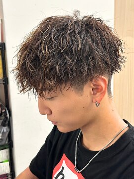 エルマーク 京橋(L-MARK) マッシュスパイラルパーマツイストスパイラル波巻きメンズ