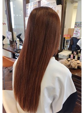 ツヤイロ 島田店 ブリーチなしカラーグレージュハイライトアッシュグレー小顔ボブ