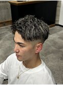 フルメッシュパーマ/メンズ/刈り上げ/眉毛/ツイスト