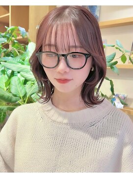 ルエ(rue) ナチュラルボブ前髪ありイメチェン20代30代40代50代ショートボブ