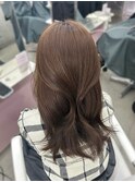 10トーンブラウン 透明感カラー ブリーチなしカラー