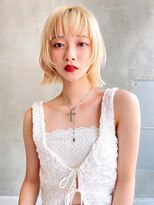 メーヴェ(Mowen) mowen 外ハネボブ×ホワイトベージュ